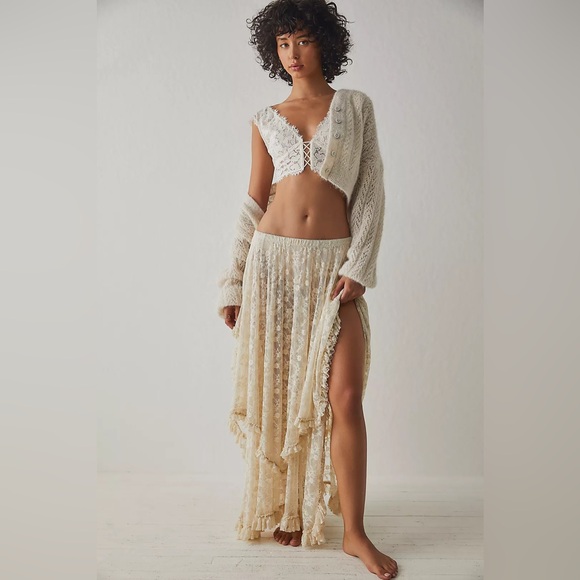 French Courtship Half Slip | Free People Intimately | Brandied Apricot - Picture 8 of 8